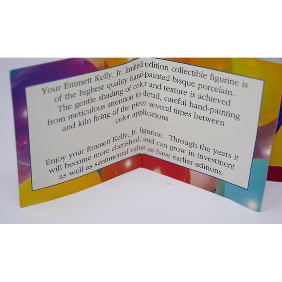 San Francisco Music Box Co Emmett Kelly Jr Flambro My Favorite Things Figure - Picture 9 of 12